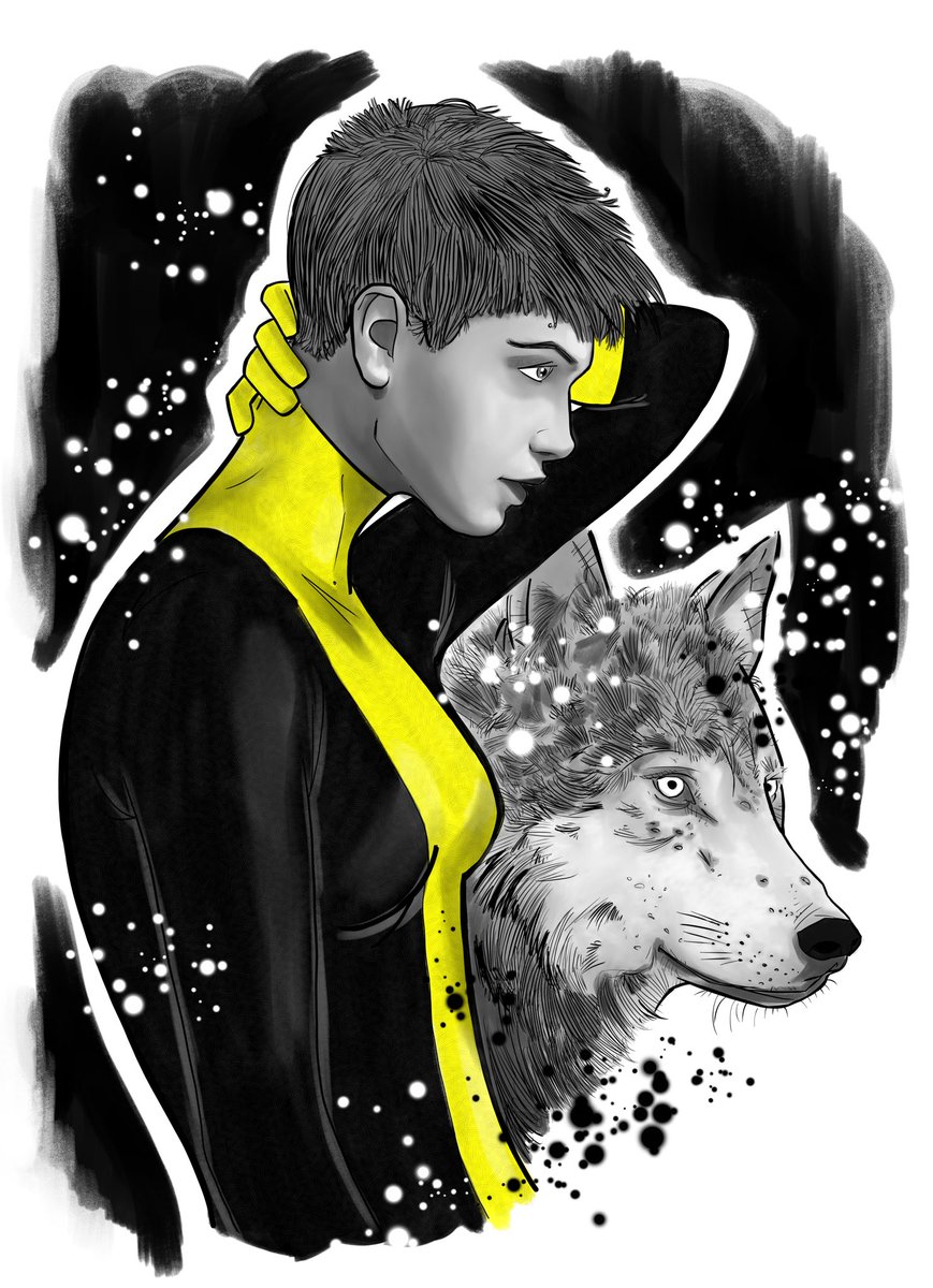 nando_martin's tweet photo. Día 22 b: #rhane #sinclair #lobavenenosa #newmutants #inktover #draw #illustration #art #xmen #mutants lámina a3 limitada a 50 copias numeradas y firmadas https://t.co/ugsUTZdeoL