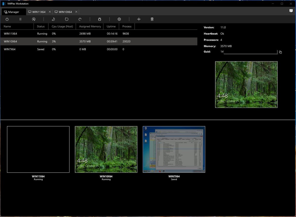 Buddy of mine created VMPlex Workstation for Hyper-V, because the regular interface blows. This thing is 🔥!