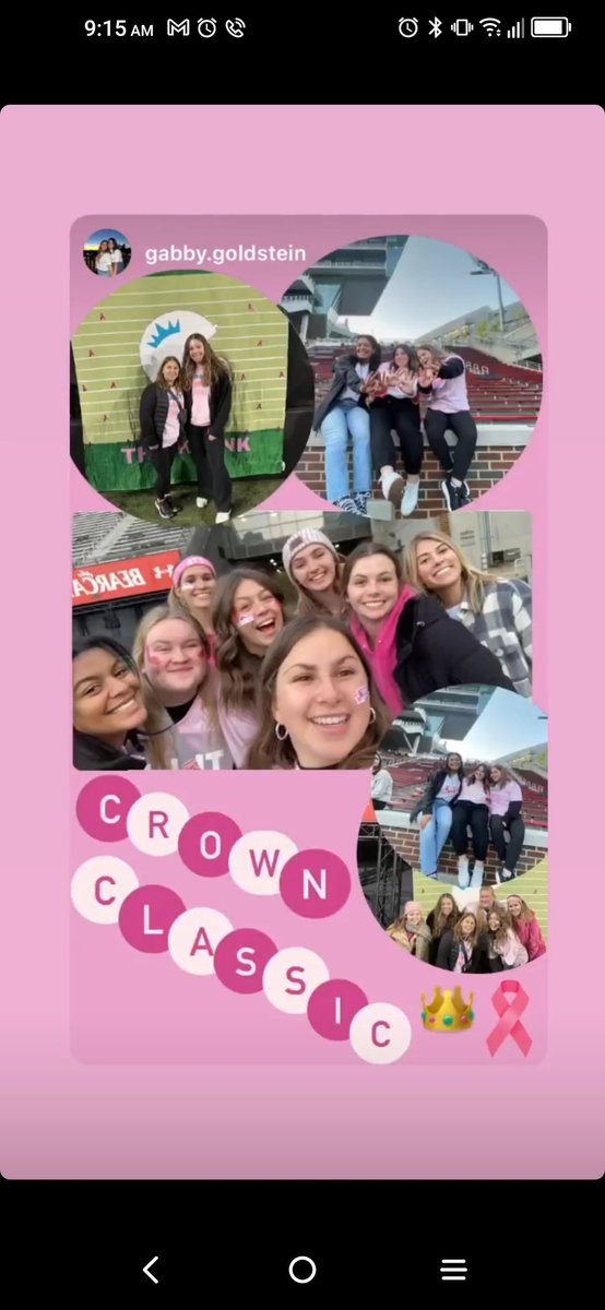 One leads a pink out at her school. One joins #zeta because they support awareness. It effects everyone. Get em checked. #BreastCancerAwareness