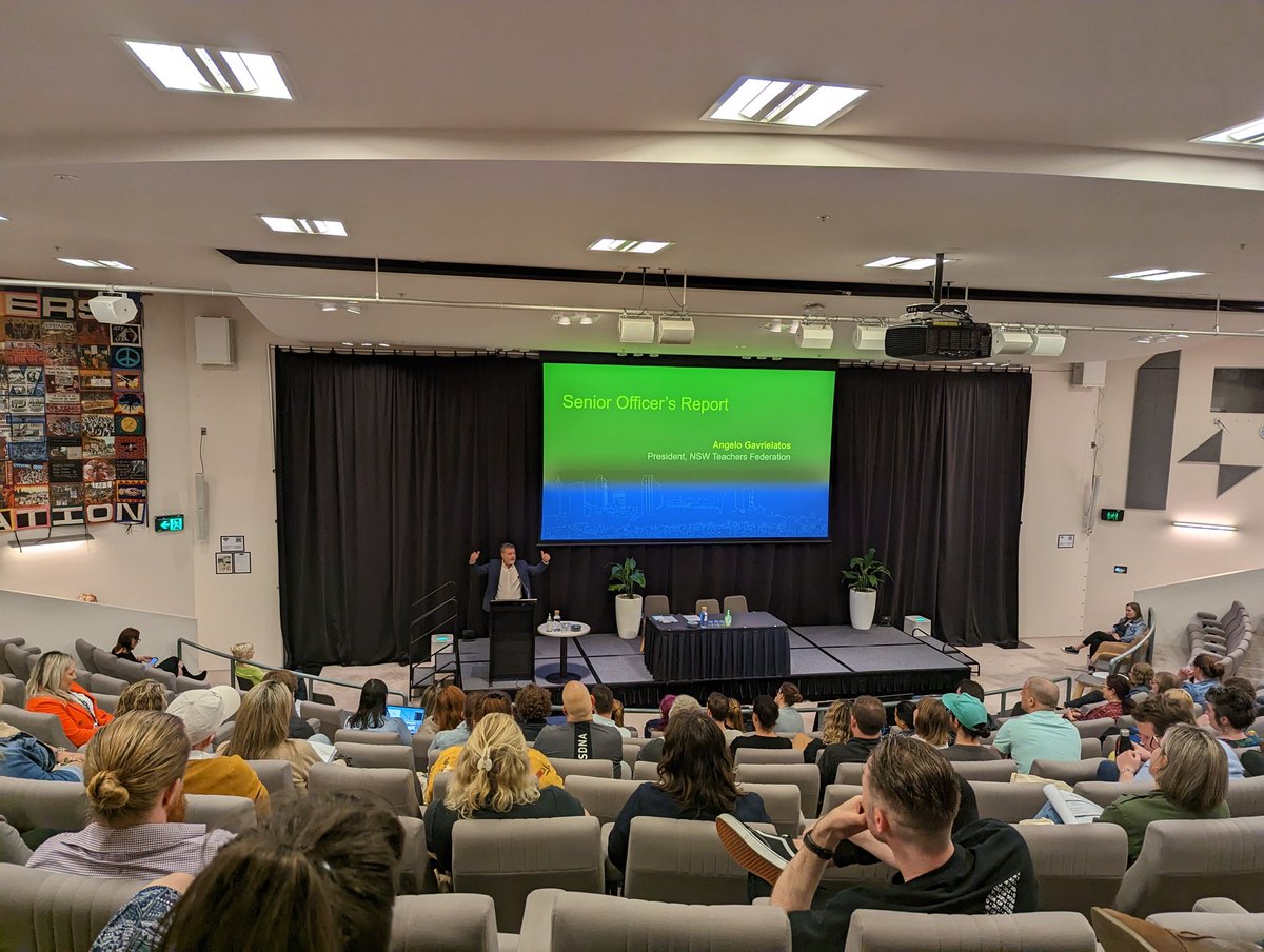 Luke Kains (@lukekains89) on Twitter photo No rest for @AGavrielatos and the <a href="/TeachersFed/">Teachers Federation</a> , who are inspiring the New Activist Conference attendees to continue standing in solidarity 💪 No rest for @AGavrielatos and the <a href="/TeachersFed/">Teachers Federation</a> , who are inspiring the New Activist Conference attendees to continue standing in solidarity 💪