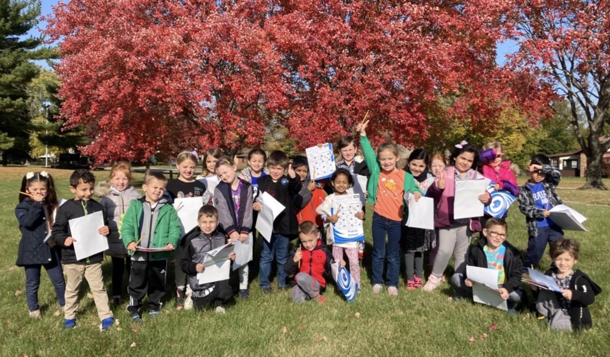 The most glorious day for a Fall scavenger hunt! <a href="/Prairie_Hawks/">Prairie School</a> <a href="/OSD135/">Orland District 135</a>