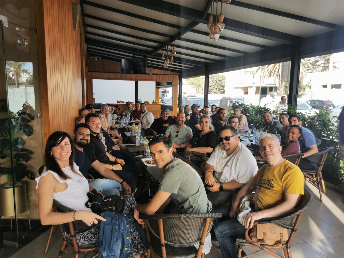 When <a href="/NAfricaDreamin/">North Africa Dreamin</a> speakers are gathering for a city tour of Casablanca, this is what it looks like.