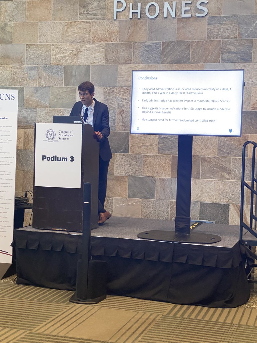 Recently, a few members of <a href="/BWHNeurosurgery/">Brigham and Women's Neurosurgery</a> attended the 2022 CNS Annual Meeting in San Francisco, California. 

Here are some highlights from the conference!

<a href="/CNS_Update/">CNS</a> #2022CNS #CNS2022 #neurosurgery #nsgy