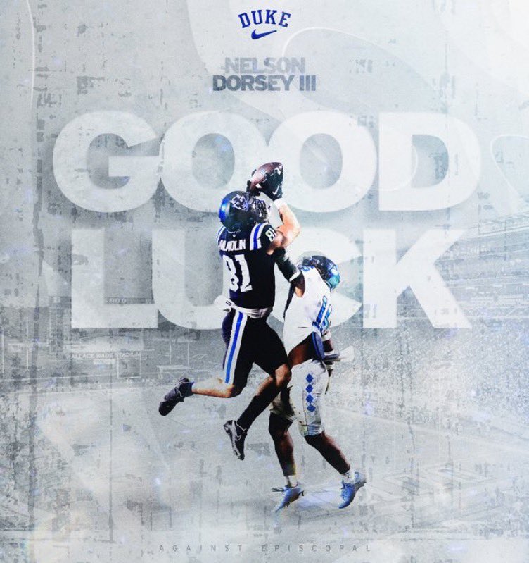 ndorsey3_'s tweet photo. Homecoming tomorrow vs Episcopal! Looking for another conference win! Thank you @DUFBRecruit @DerekMillerDuke for the support‼️ #BleedBlue #RaiseTheStandard https://t.co/peAlUUXzD0