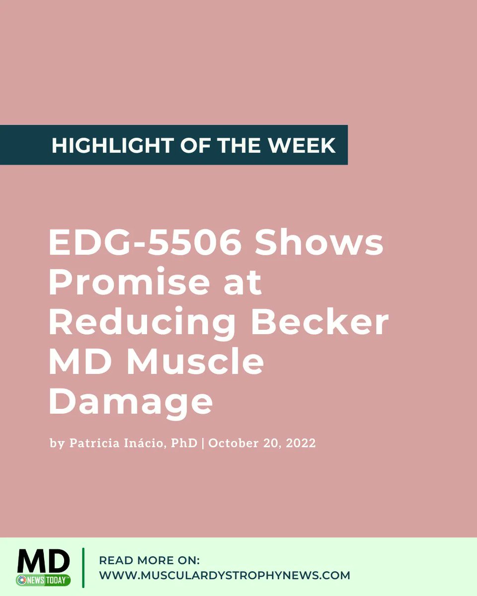 mdnewstoday_'s tweet photo. Here is this week's most-read article featured on our #MuscularDystrophyNewsToday website! Are you caught up?

https://t.co/fYJulLQwjK

#musculardystrophy #MD #MDNewsToday #livingwithMD #MDresearch #treatingMD #MDtreatments https://t.co/eGxJ8GjcF9