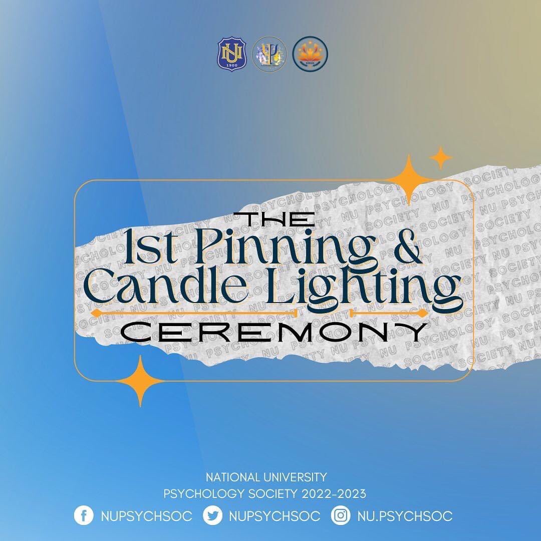 nupsychsoc's tweet photo. “Nothing can dim the light that shines from within.”
- Maya Angelou

The 1st pinning and candle lighting ceremony was held last Sept 14, 2022.

Congratulations, seniors! Your efforts are very much appreciated.

#ExcellenceandResilienceforOutreachService https://t.co/d0Zzj4EcZi