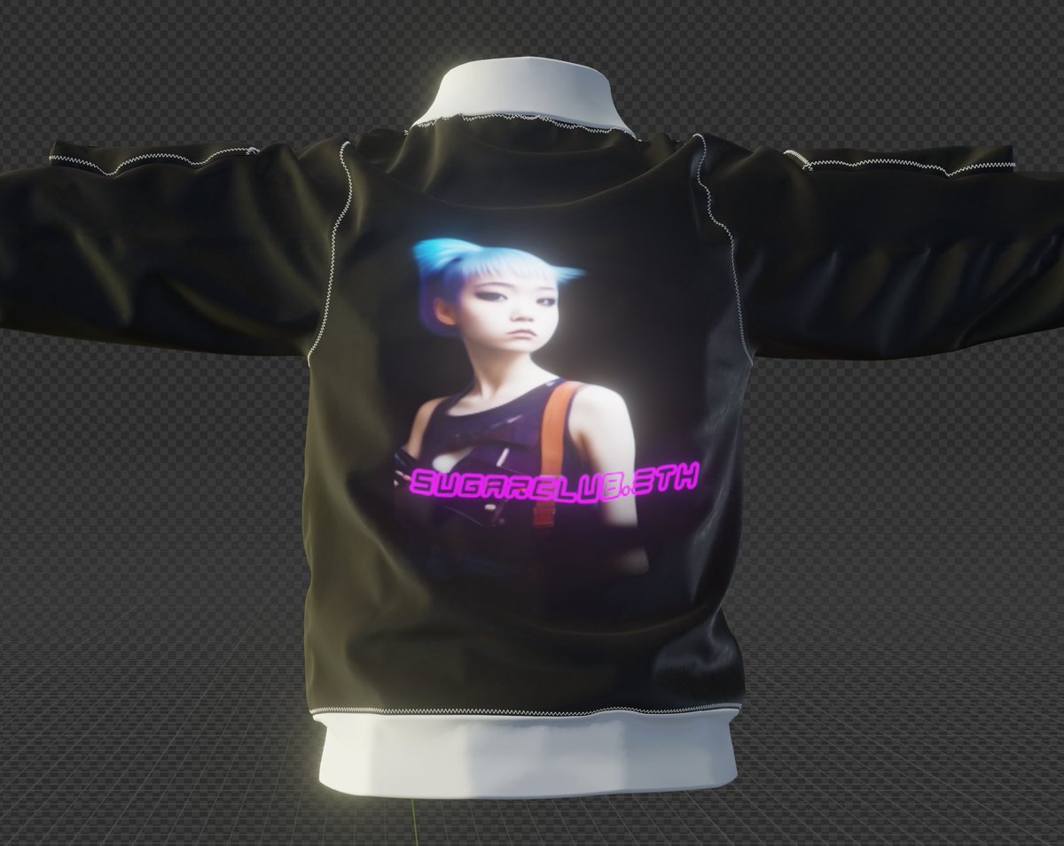 testing textures with my AI Cyber Gurlz art 

which one you prefer ? realistic or stylized? 🙂
