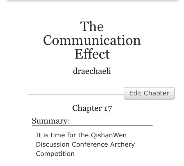 draechaeli's tweet photo. Ch. 17 of The Communication Effect is up! @MDZSwipbang
🏹Qishan
🏹Wen Ning
🏹Archery 
AO3 ch.17: https://t.co/118XMICTC8 https://t.co/qCCfbXl3S3
