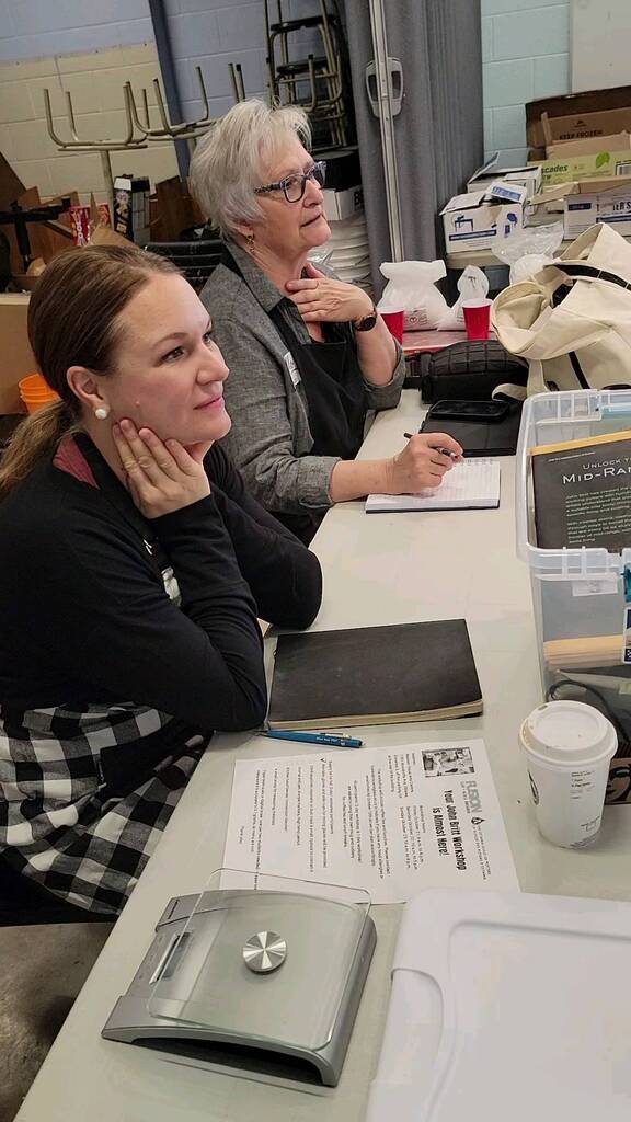 johnbrittpotter's tweet photo. Ottawa Guild of Potters cone 6 glaze workshop in conjunction with @fusionclayglass at Nepean Visual Art Center. Thanks to the fantastic Amy Bell who organized this extravaganza.  Thanks to the many volunteers,  Liz Fournier, Doug Moir, Meagan Pethick. Ba… https://t.co/2N8BN2AbLd https://t.co/bPTTWCEAQF