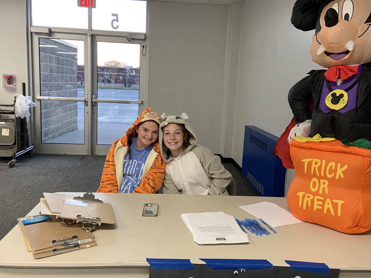 Fall Fest! Our amazing student workers are ready to go!