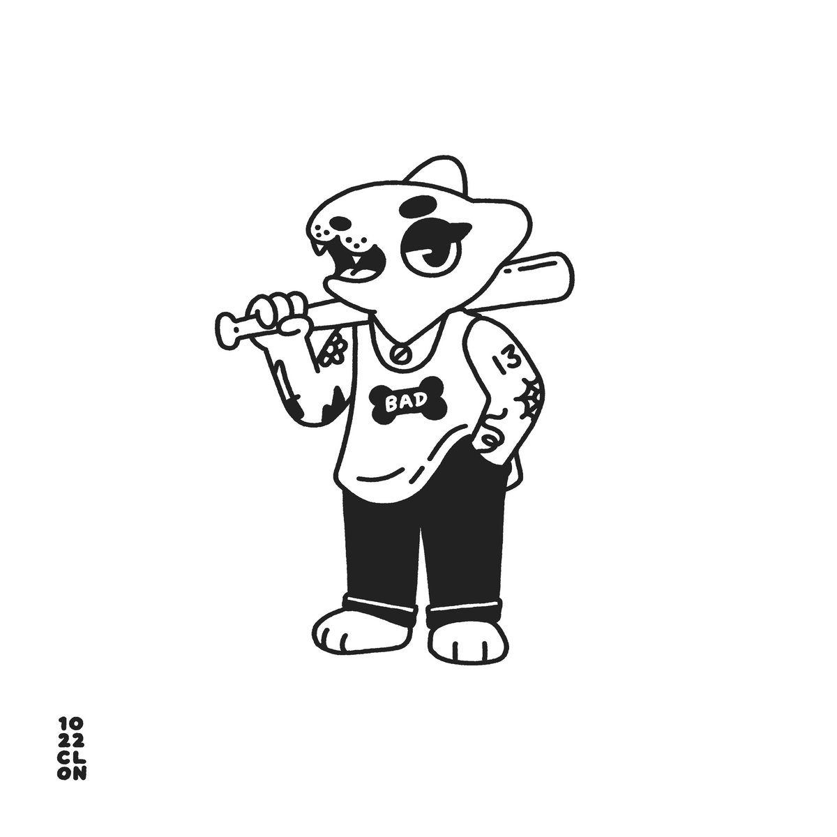 bad dog

#inktober #inktober2022 #coolcatsnft