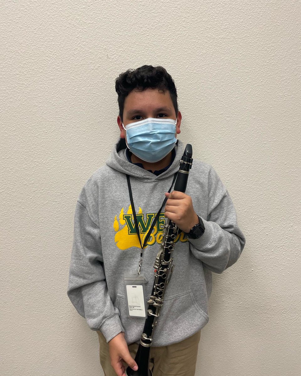 WebbMSBand's tweet photo. We have some Golden Bears!
These students were selected for being leaders in the classroom and having a positive attitude in band. We are so proud of them!
#WebbPride #WebbTimeToShine #GoBears https://t.co/HTkj0Gaegv