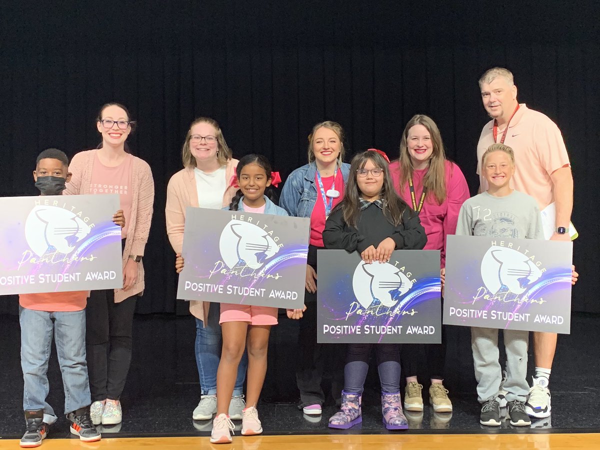 Proud of our 3rd, 4th, &amp; 5th grade Positive Panther Winners! Loved celebrating these scholars today!
