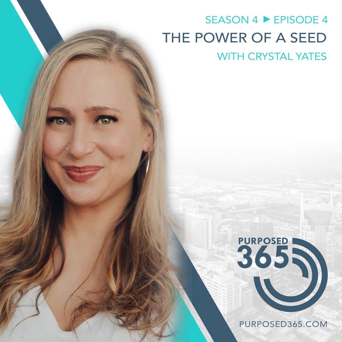 Our podcast interview with <a href="/crystal_yates/">Crystal Yates</a> is now LIVE 🎉. On this episode our guest Crystal Yates shares how her life was radically transformed when she met Jesus at the age of 19. Click the link to listen to the full interview: anchor.fm/purposed365/ep…