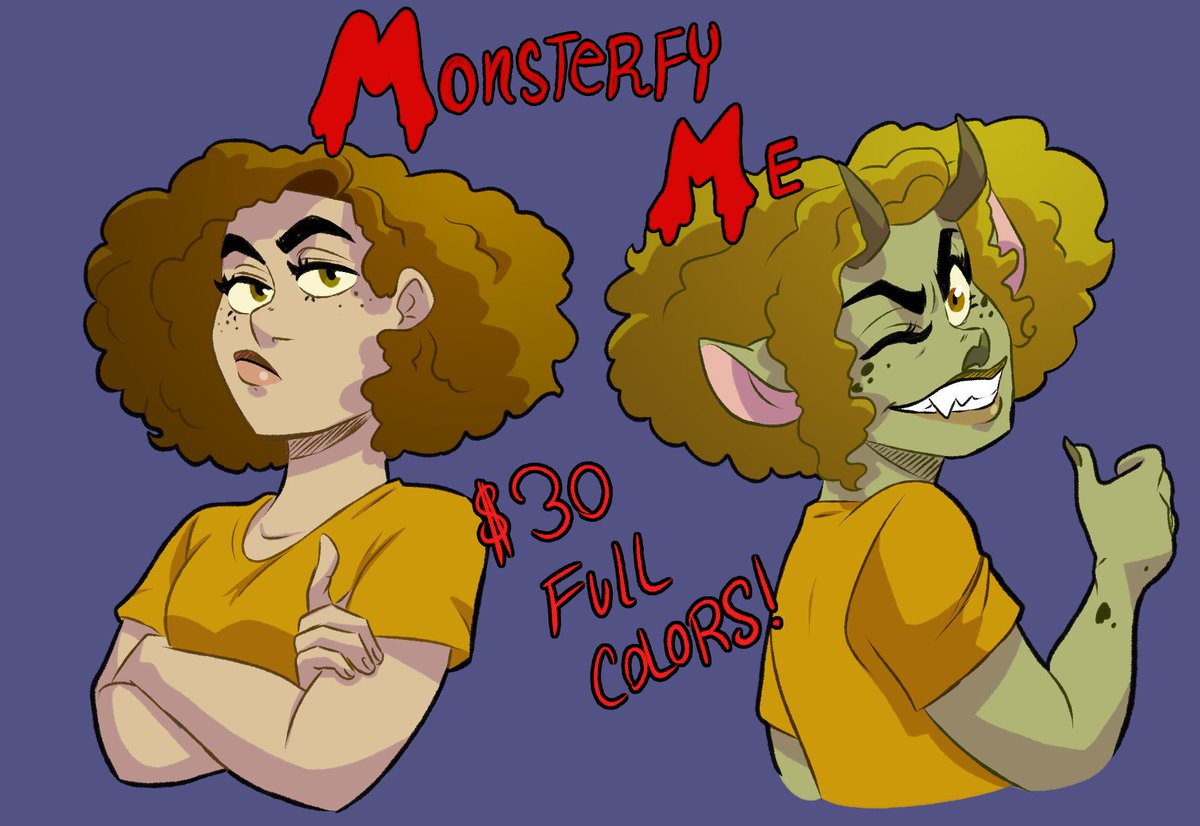 「Monsterfy Me Commission Deal!Open Until 」|🐝Roxanne🐝のイラスト