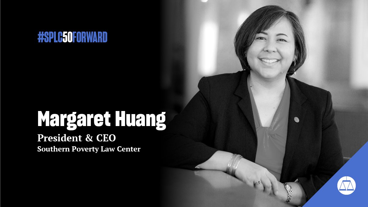 SPLC President and CEO @MargaretLHuang is here tonight to reveal our strategic framework for the next 50 years and beyond! #SPLC50Forward