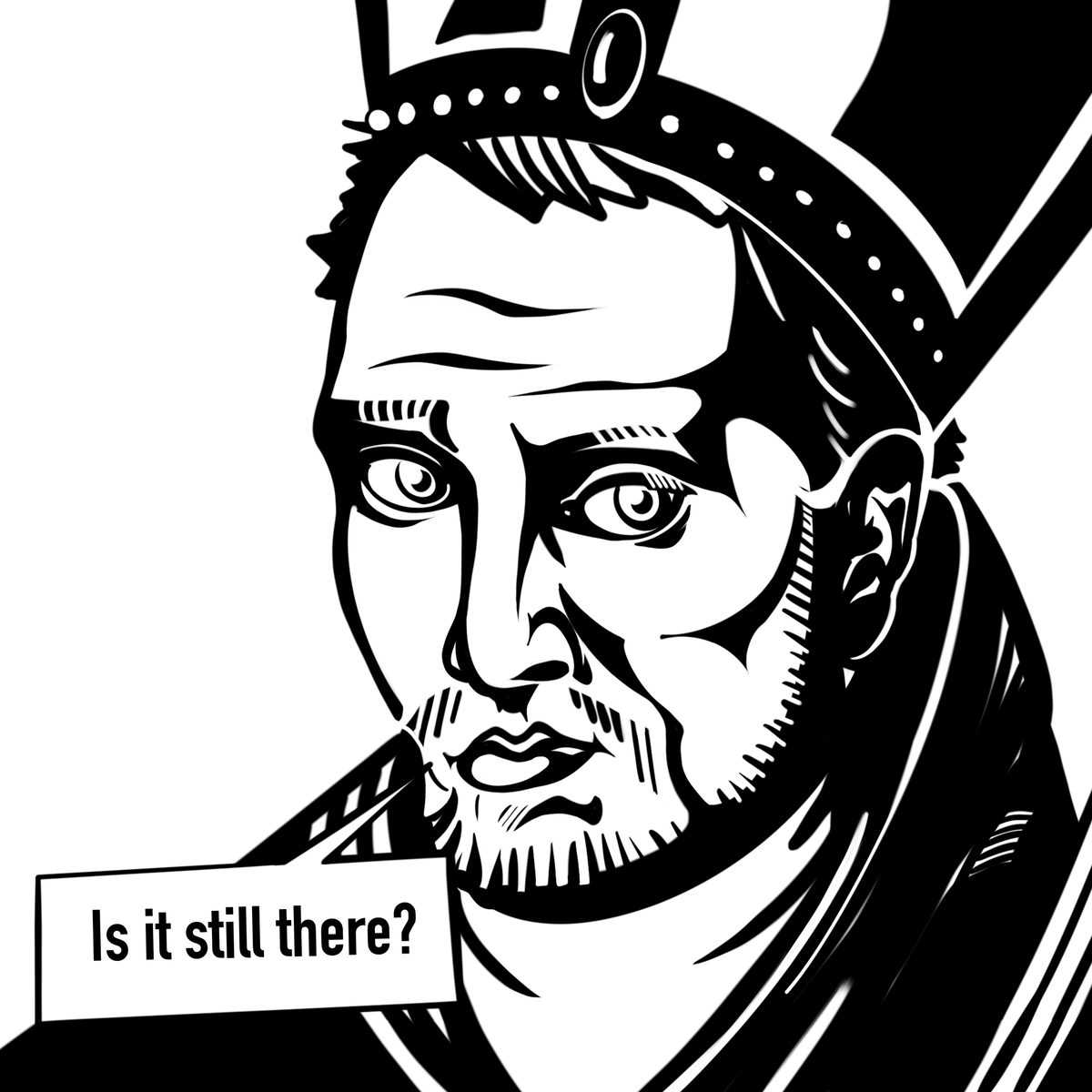 imikve's tweet photo. @StudioTeaBreak #PortraitChallenge 
Head of an unknown Bishop, painted by Domenico Brusasorzi (1516-1567). In @MaxREDMEAT style. https://t.co/uhvX8Nm3nl