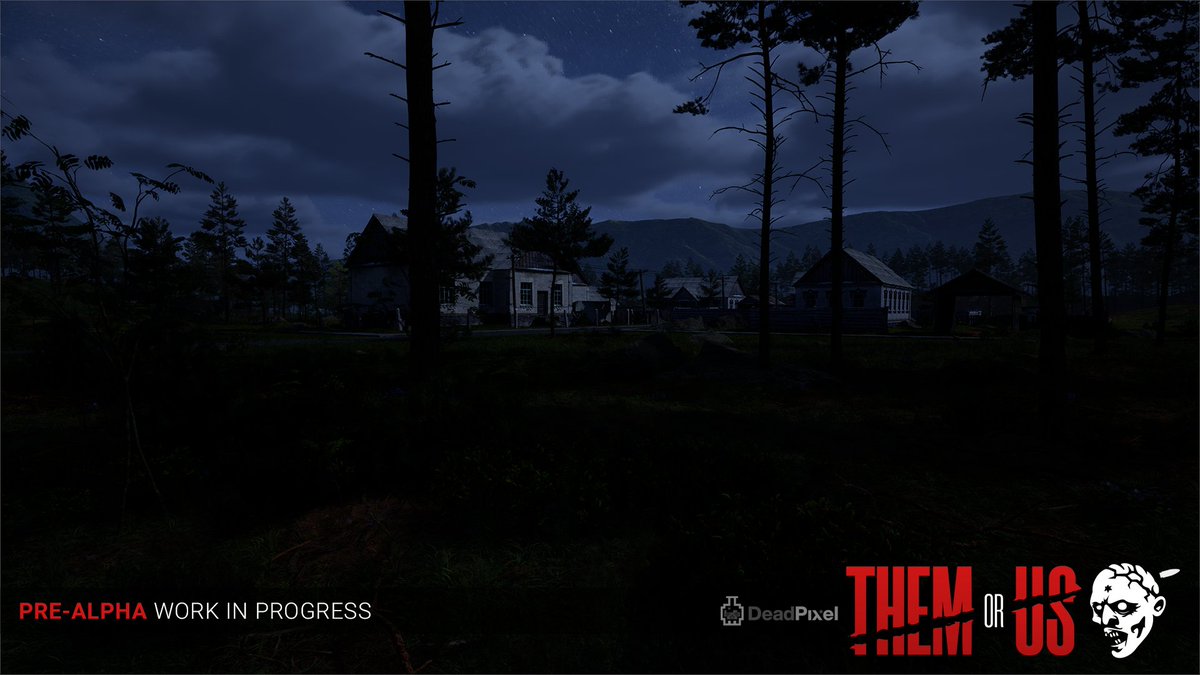 ThemOrUs_Game's tweet photo. Some quick environment tests for #THEMorUS 
So much tweaking and building to do still!

⌛️Better get back to it...

#openworld #survival #fpsgame #indiegame #videogame #UE5 #UnrealEngine #gamedev https://t.co/Gia8GgetpC