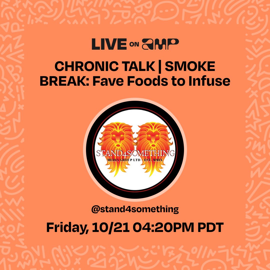 iLLz_OG's tweet photo. Come help us settle this debate please?!? CHRONIC TALK | SMOKE BREAK: Fave Foods to Infuse, is live. Don't miss it! Tune in! https://t.co/SThZLbDAJ0 https://t.co/Nvieh5uxEb