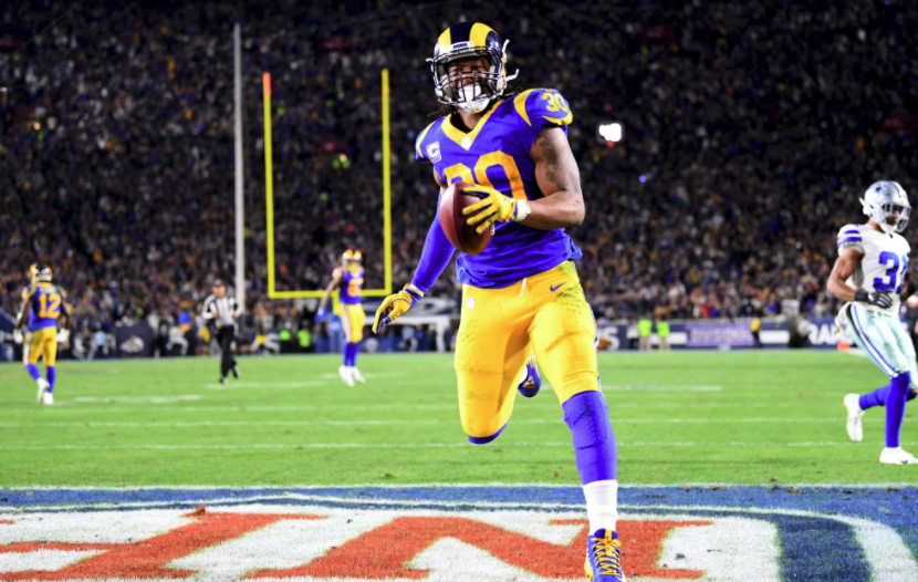 Most TD from scrimmage since 2015

                                         Games
Todd Gurley           79        88
Davante Adams    75       105
Derrick Henry        73        91
Ezekiel Elliott         70       94
Melvin Gordon       68      105

Yes, <a href="/TG3II/">Todd Gurley II</a> was that good