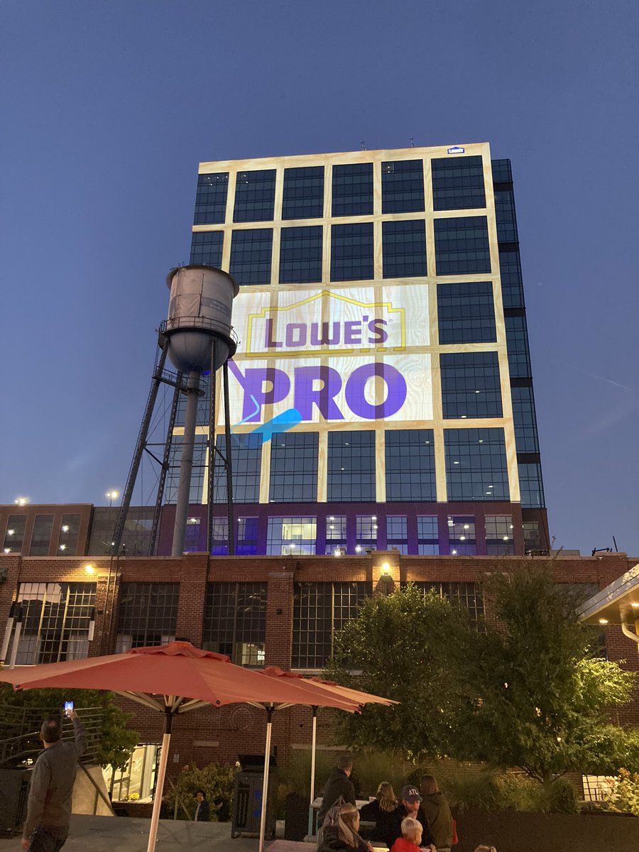 stevejsalazar's tweet photo. Some creative branding from @Lowes #LowesTech https://t.co/mNmlSUNggk