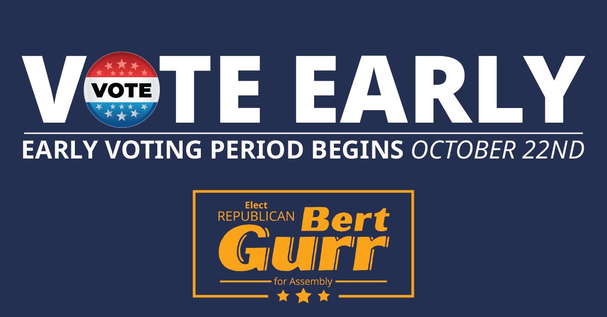 Get ahead on the fight for freedom, safety, and economic prosperity in Nevada. Cast your vote early!