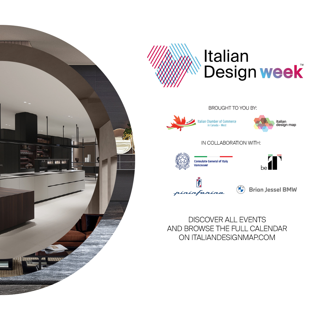 Italian Chamber of Commerce in Canada - West, Poliform Vancouver would like to invite you to the cocktail reception organized at Poliform Showroom in Vancouver!
.
📅 Friday, October, 28
.
⏰ 5pm to 8pm
.
Register here 👉 bit.ly/3z1nQTA