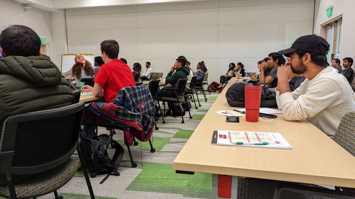 NC_PSI's tweet photo. We have kicked off the #NC_PSI Hackathon! After a brief welcome, participants heard about each target category in detail. Next, they will pick their target and form teams. It will be an exciting weekend in the #NCStatePSB!
#hackathon #event #students 
@NCState https://t.co/JzcFulFxst