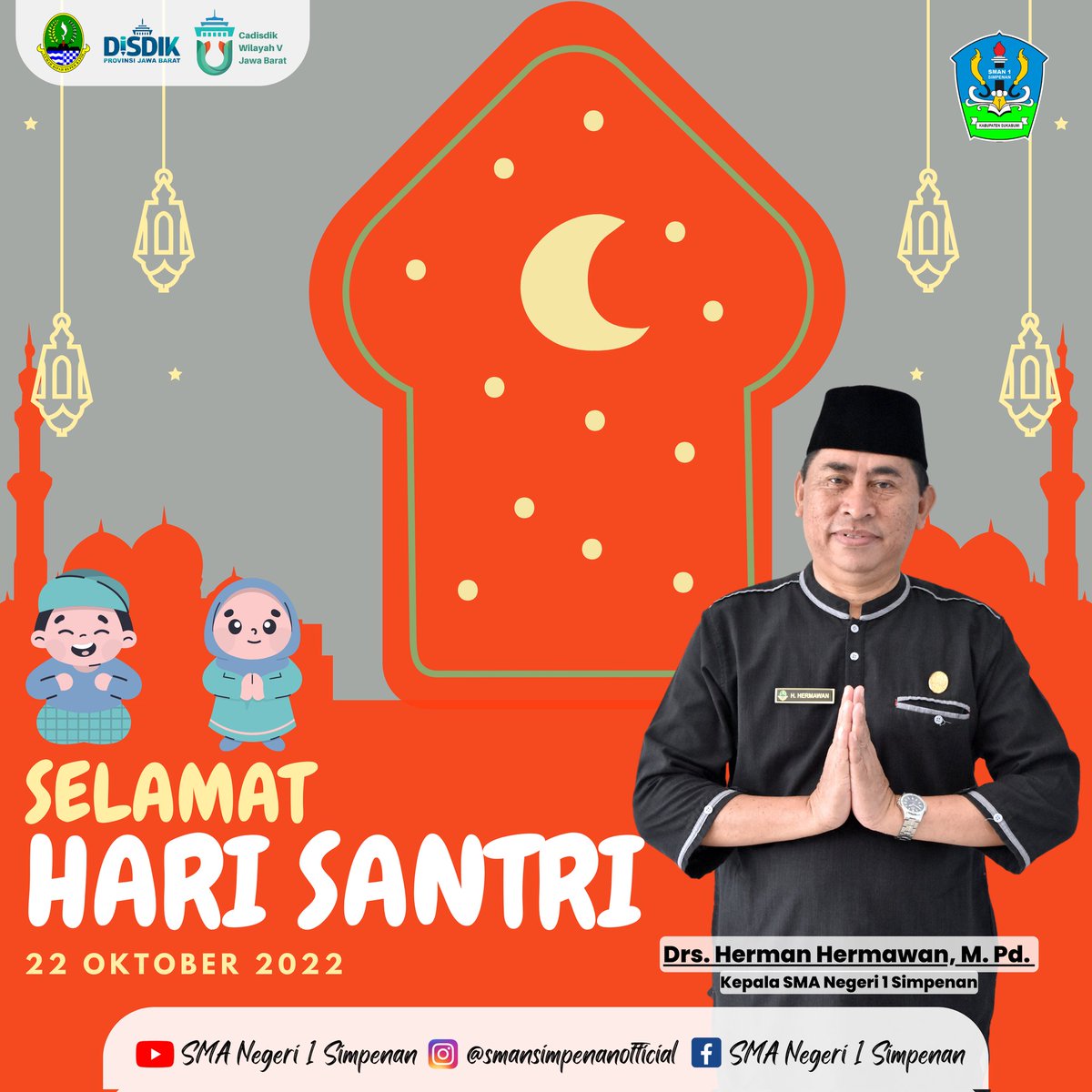 sman1simpenan's tweet photo. Selamat Hari Santri 22 Oktober 2022 https://t.co/9osK382Jw3