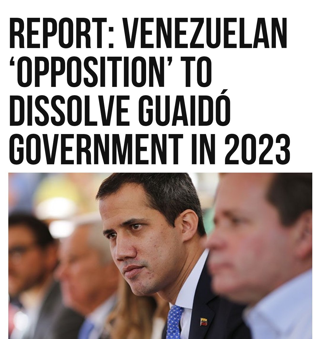 #Venezuelan opposition parties are no longer willing to back the #Trump era fiction that unelected puppet Juan #Guaido is 'president' of #Venezuela. However that fiction allowed the #AngloAmericans to steal billions of Venezuela's foreign assets and inflate energy prices.
