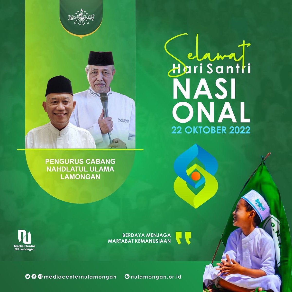 pcnulamongan's tweet photo. Tahukah anda asal usul peringatan hari santri ? 

Tanggal 22 Oktober 1945 terdapat sejarah yang luar biasa yakni adanya gerakan resolusi jihad yang diprakarsai secara langsung oleh mbah hasyim asy'ari untuk melawan penjajah pada saat itu. 

#22oktober #selamatharisantri https://t.co/Jr2OOsMRW3