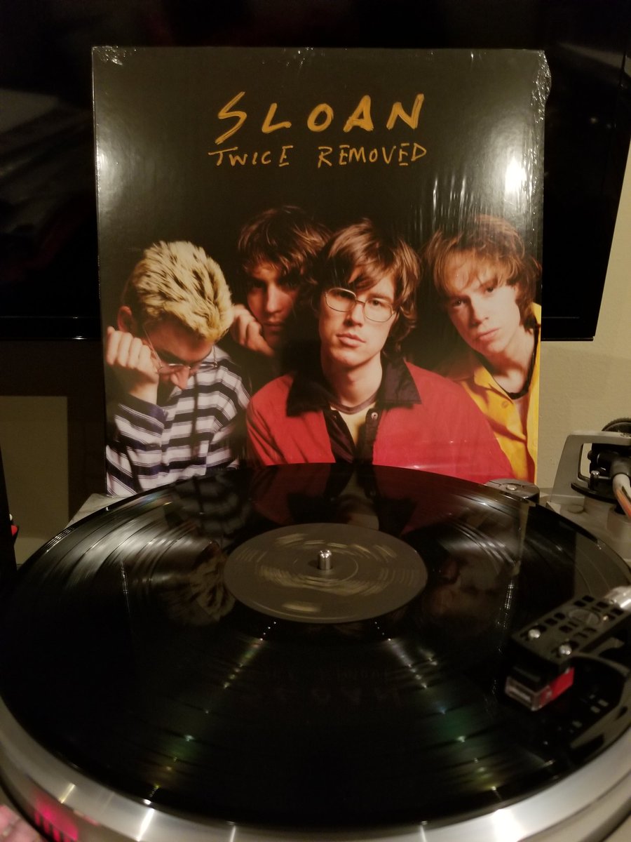 Sloan has a new album out today, Steady! The Canadian band first full length with original material since 2018's 12. While I wait for mine to arrive I will give my favorite Sloan album Twice Removed a spin. Love the songs on this one. 
#Sloan #TwiceRemoved #CoaxMe #vinylrecords