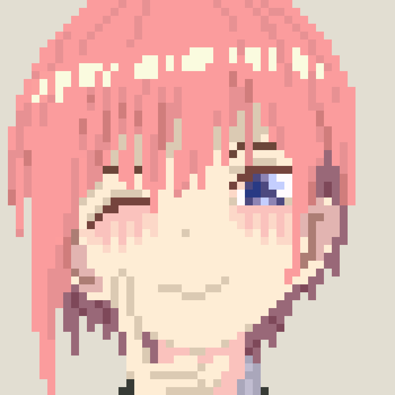 MusicaJosh ᵐʲさんがTwitterに投稿した中野一花(五等分の花嫁)のイラスト。