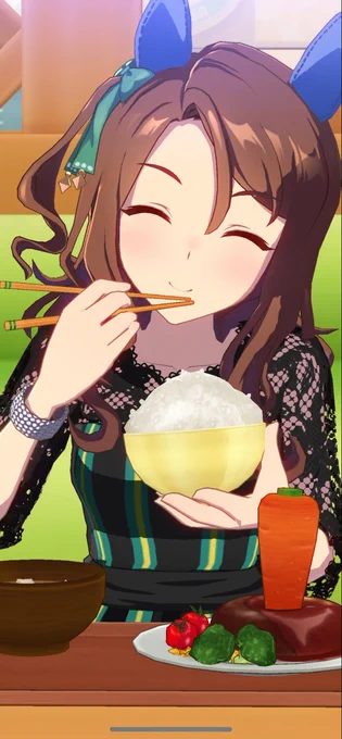今日はこの二人とごはんリッキーめっちゃ食うなwヨイヨ 