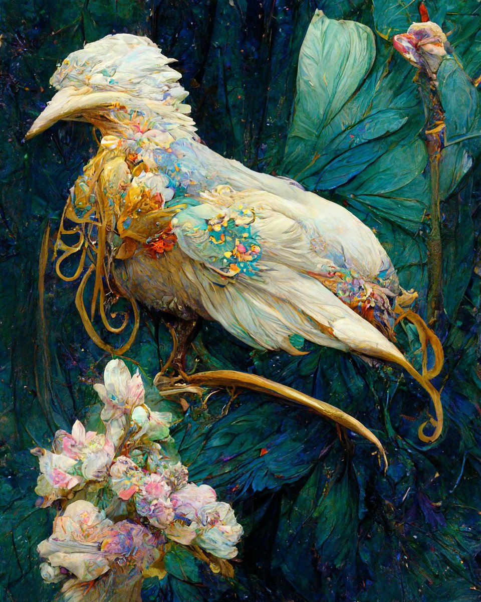 OpenFi_app's tweet photo. 🇺🇸 Take a look at this amazing art created using AI ✨🔥

🇧🇷 Aprecie essa arte maravilhosa criada usando AI ✨🔥

Art by @sara_nmt 

#AI #NFT #airdrop #art #artificialinteligence #AIart #birdart #bird #midjourney #simurgh #JoinCMORQfreedom https://t.co/E5N7iQw5Gv