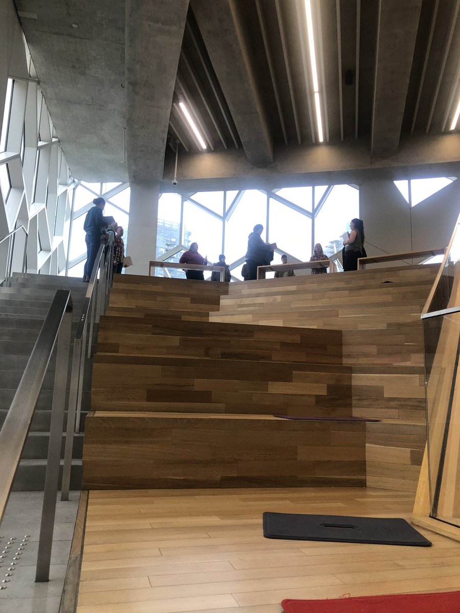 yycCCOM's tweet photo. Wonderful #yycCCOM coordinator mtg today. Opportunity to share story, explore @calgarylibrary, & learn from @sj_bartlett at the confluence of the Bow & Elbow. Who are we? What does place teach us? How does this learning influence site experiences? #gratitude @yyCBEdu @CCSD_edu https://t.co/zAYdFqowVe