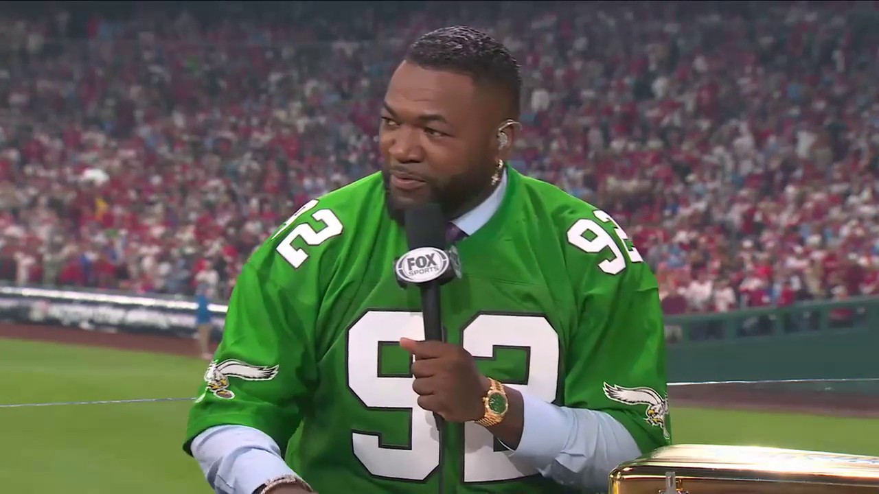 The Sporting News on X: Big Papi rocking the vintage Reggie White