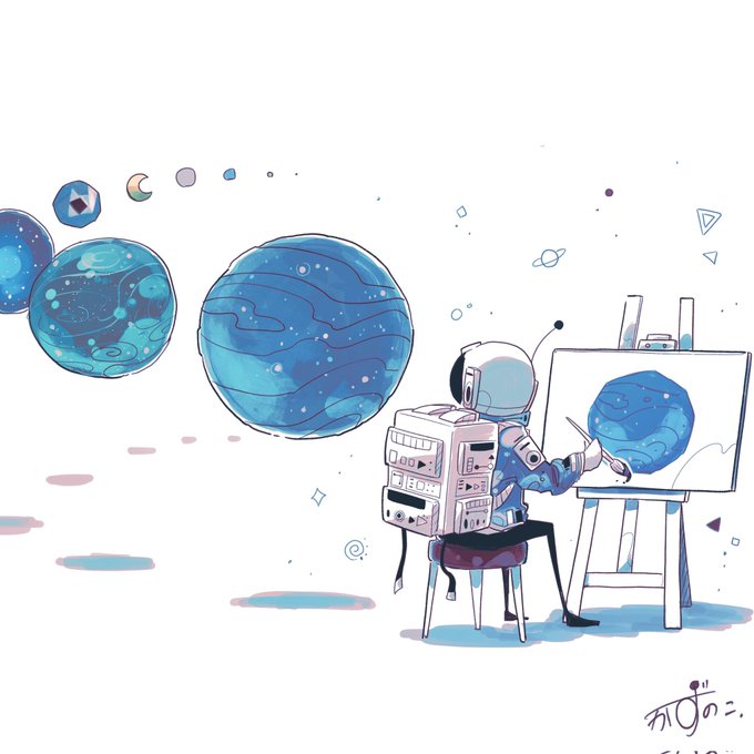 「宇宙飛行士 地球」のTwitter画像/イラスト(新着)