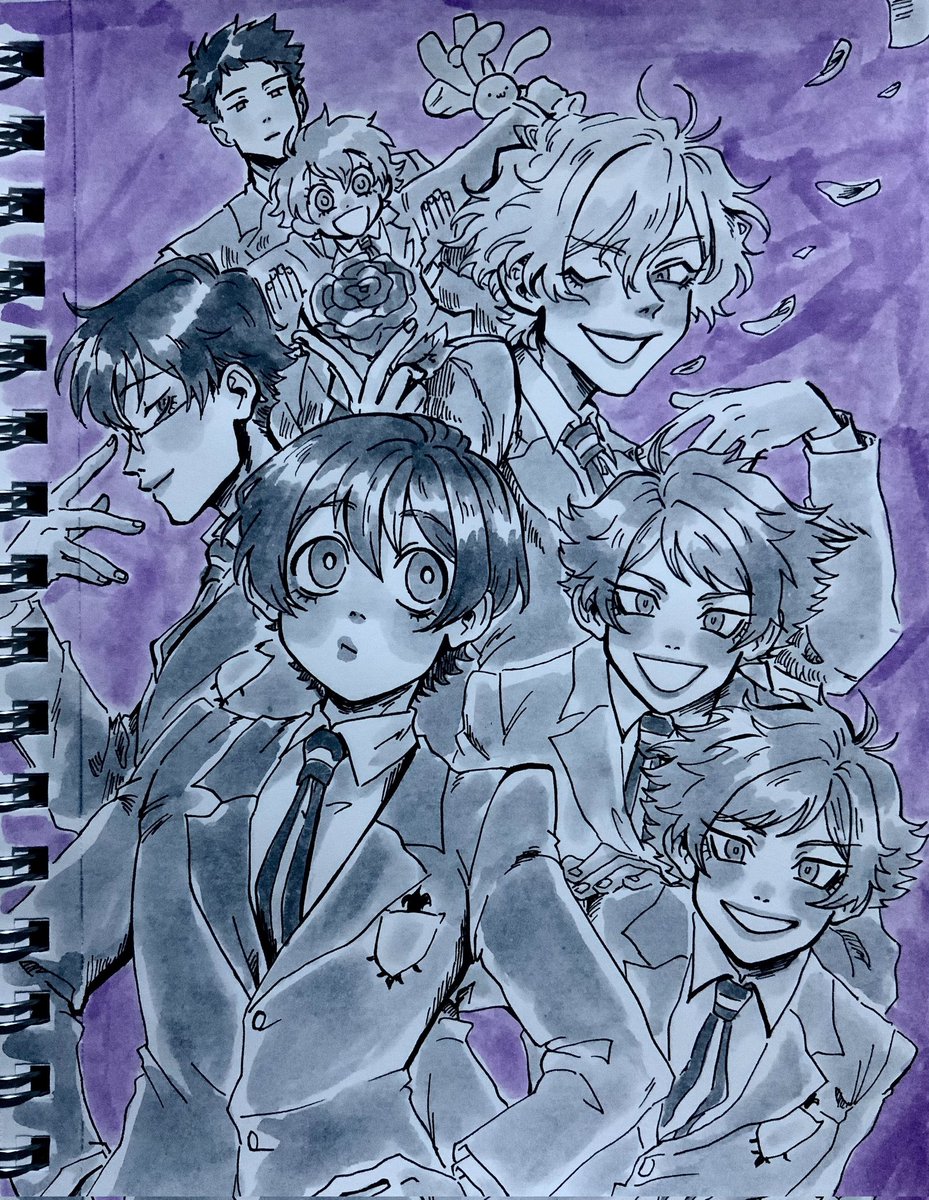 - Drawtober Day 21 -

Rewatching this masterpiece
#OuranHighSchoolHostClub 