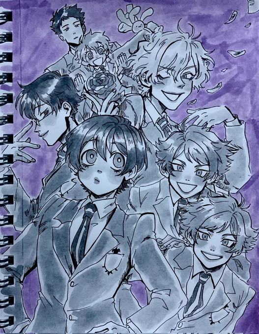 - Drawtober Day 21 -

Rewatching this masterpiece
#OuranHighSchoolHostClub 