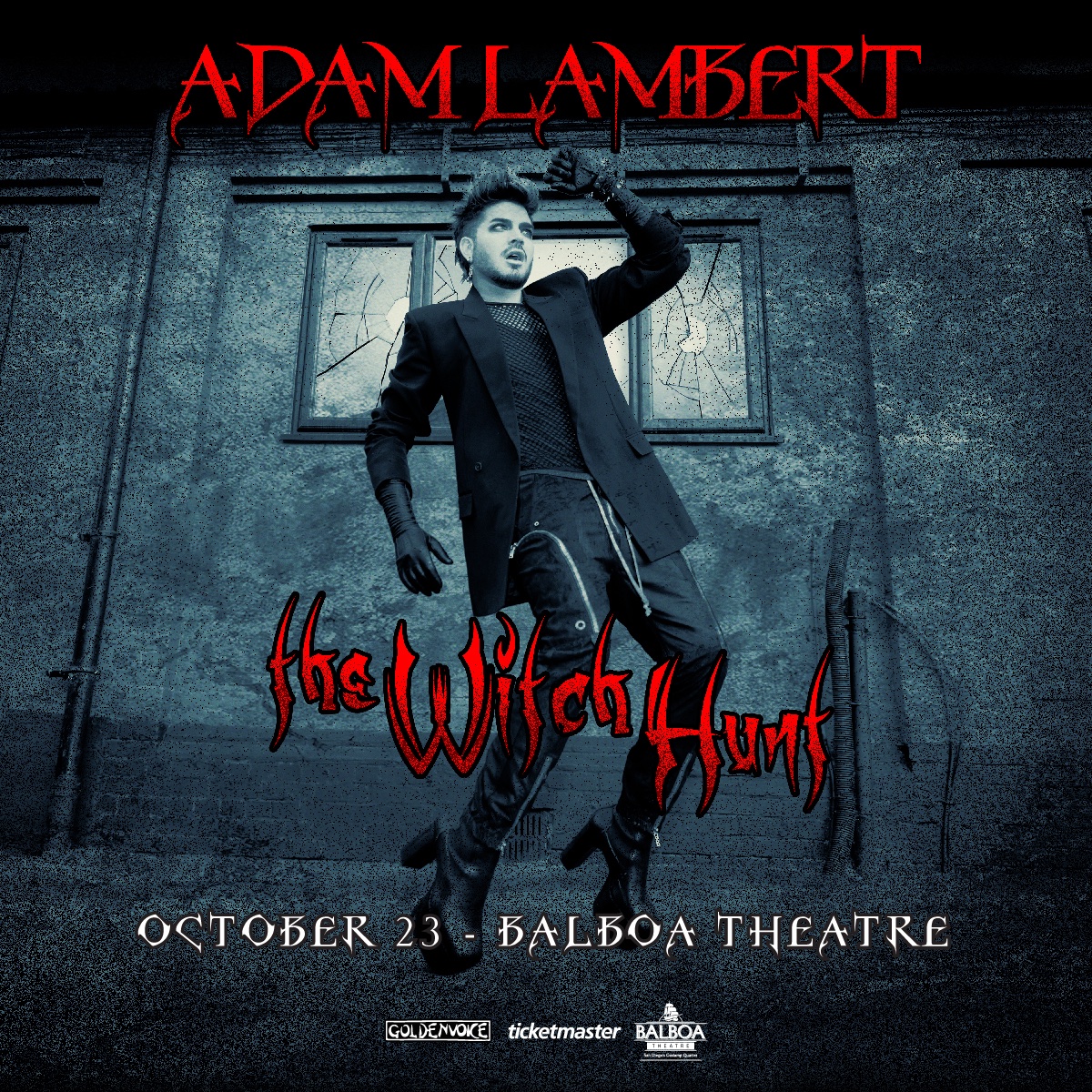 GRAMMY-nominated Adam Lambert is bringing his spectacularly spooky extravaganza “The Witch Hunt” to Balboa Theatre - San Diego to celebrate the Halloween season on Sun, Oct 23. Get your tickets at sandiegotheatres.org/event/2022/10/…