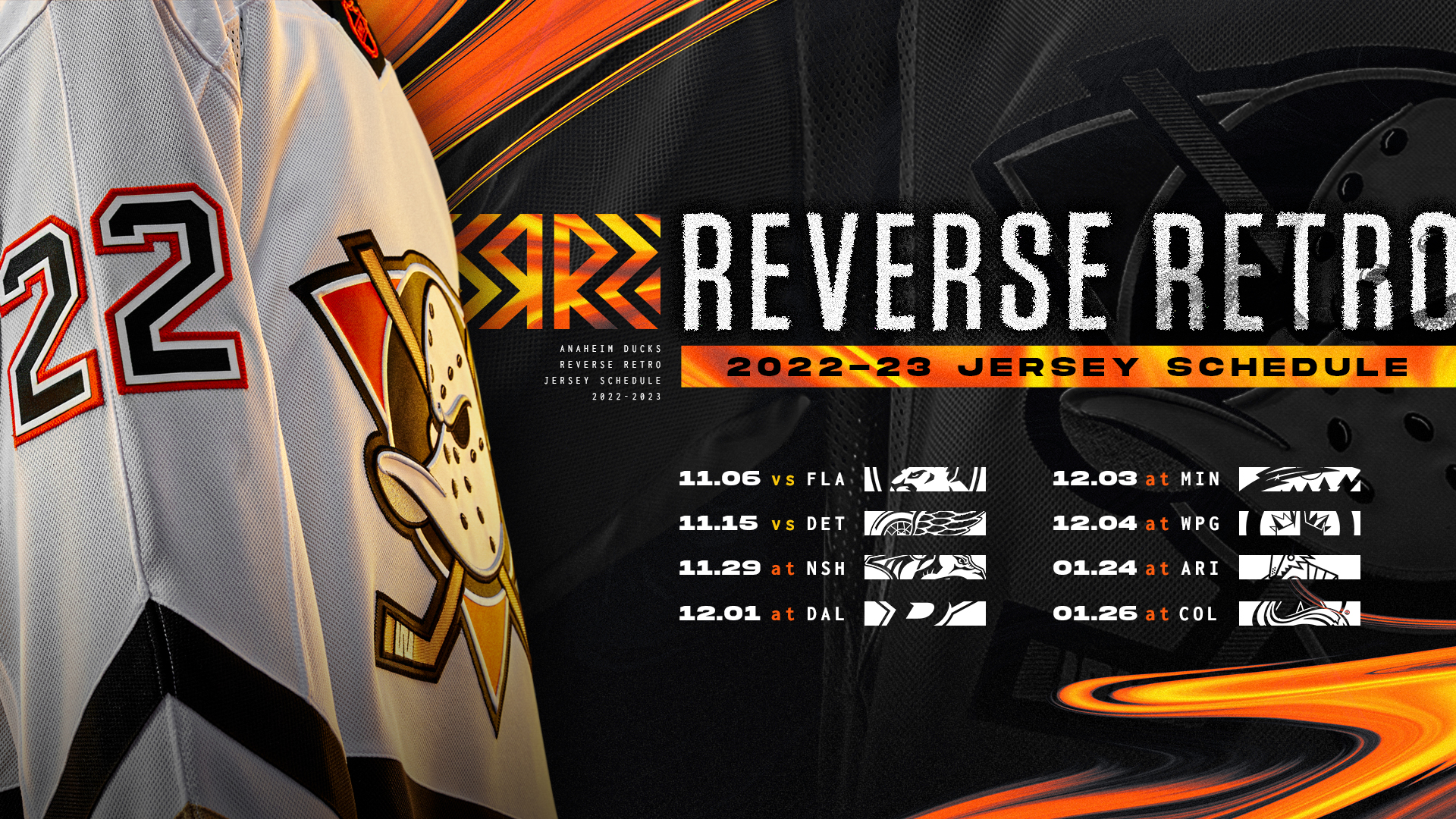 Anaheim Ducks Reverse Retro Jersey! 