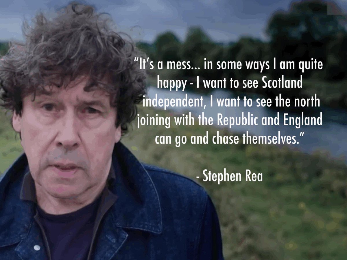 I'm with Stephen. #Scotland and the north of #Ireland out of the 'United Kingdom'. Let Brits be Brits.