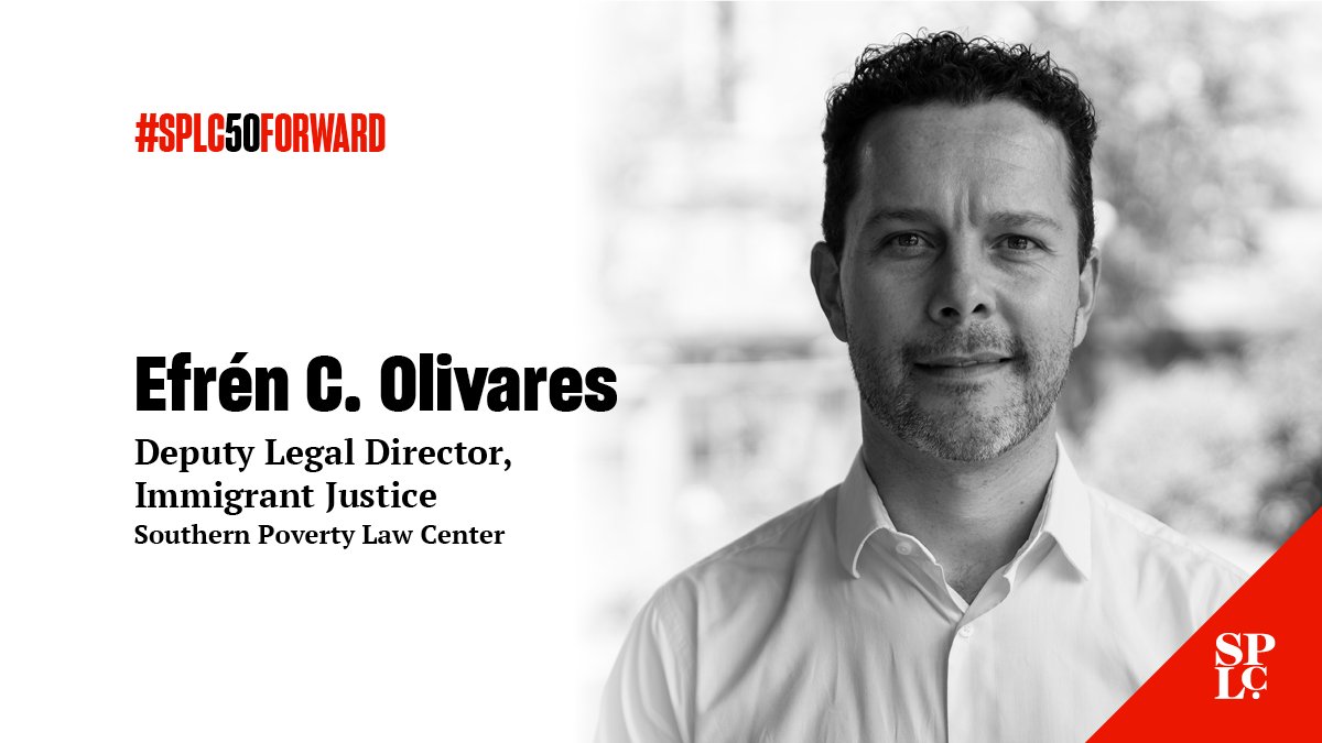 Join us for our second panel of the evening hosted by Immigrant Justice Deputy Legal Director Efrén Olivares: Dismantling White Supremacy #SPLC50Forward