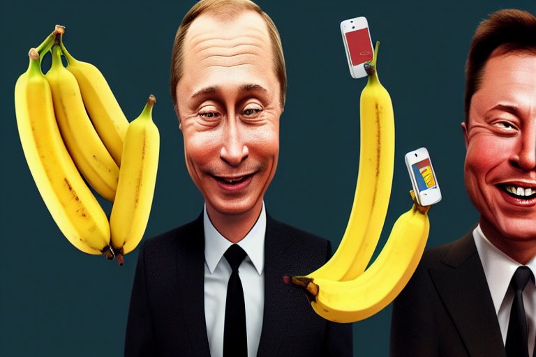 Putin and Musk jump on the banana phone hotline