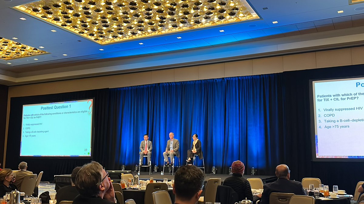 RMGmdID's tweet photo. Happening now at #IDWeek2022 Dr. Daar #IDFaculty @HarborUCLA_ID discussing the role of #mAbs vs #COVID https://t.co/ekfLsJBsoy