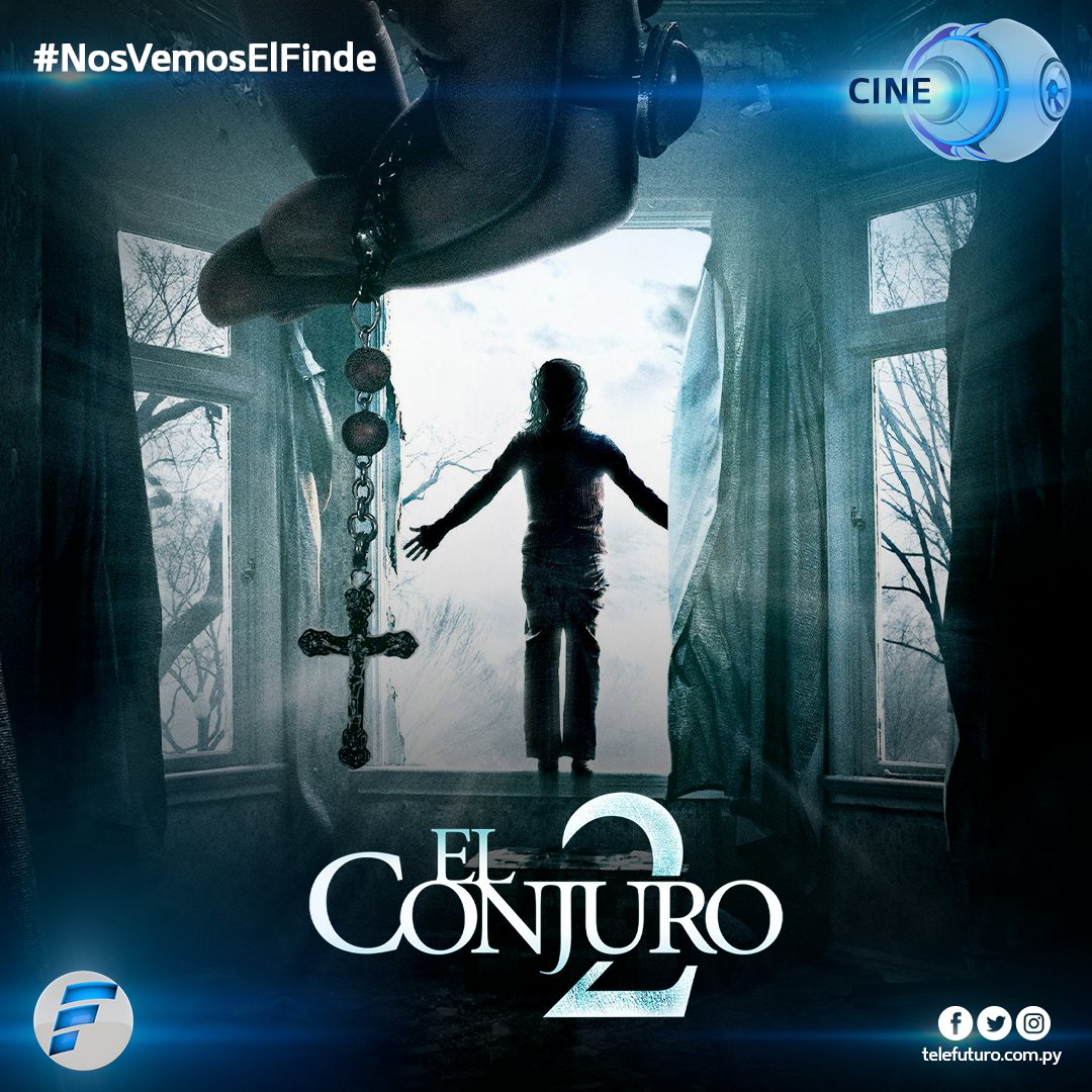 Telefuturo's tweet photo. Un nuevo y aterrador caso llega con #ElConjuro2.
#NosVemos HOY a las 16:25 hs. https://t.co/gDam4em2gD