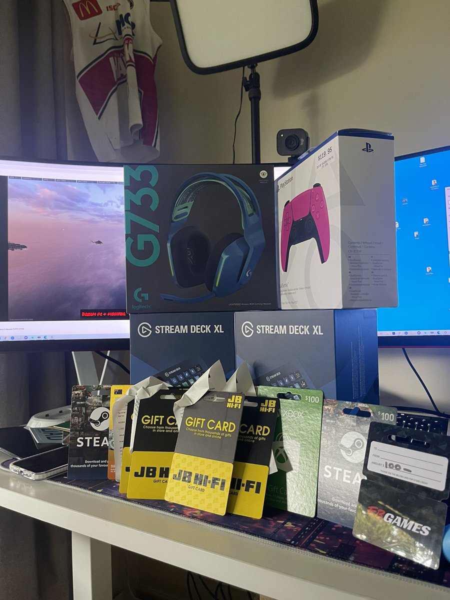 LgamingNim's tweet photo. Over $3000 worth of prizes!
Must retweet and tag 5 of your friends!!
Must be a follower on twitch Instagram and our Tik Tok pages!!
All proceeds to @talk2mebro https://t.co/BP49WBtfXK