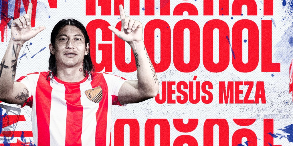EstudiantesMEFC's tweet photo. #VenezuelaEsFUTVE #LigaFUTVE⚽🔴⚪
🚩#J6 #FaseFinalB
⏱️83'
🎙️GOOOOOOOOOOOOL DE @EstudiantesMEFC, GOOOOOOOOL DE JESUS EL "CHIKY" MEZA 💪⚽🔥
@HnosColmenarez 1️⃣-5️⃣ @EstudiantesMEFC
#2Colores1Historia 🔴⚪️
#ElDecanoDeVenezuela ☝🏻 https://t.co/p1kOCQ1cI2