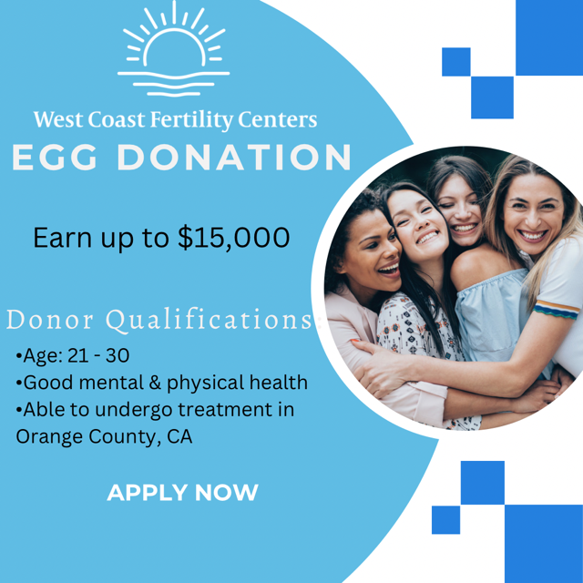 WCFertility's tweet photo. Interested in becoming an Egg Donor and earning up to $15,000? Visit our website for more information.

https://t.co/swWs2oBygY https://t.co/DSIEqrtDZL